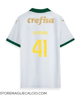 Palmeiras Estevao Willian #41 Maglia Gara Trasferta Repliche 2024-25